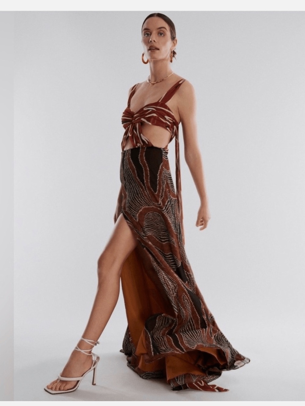 BCBGMAXAZRIA Reeta Cutout Bodice Gown - Picture 4 of 4